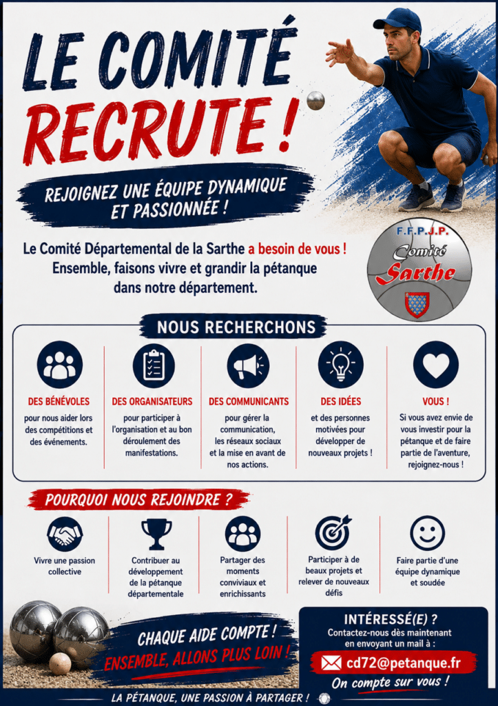 affiche recrutement de bénévoles cd